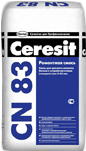 Быстротвердеющий самонивелир Церезит CN83 Быстротвердеющий самонивелир Церезит CN83